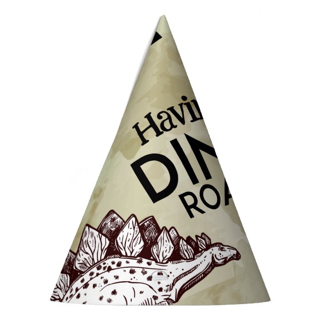 Dino Roarsome Party Hat Design (Left)