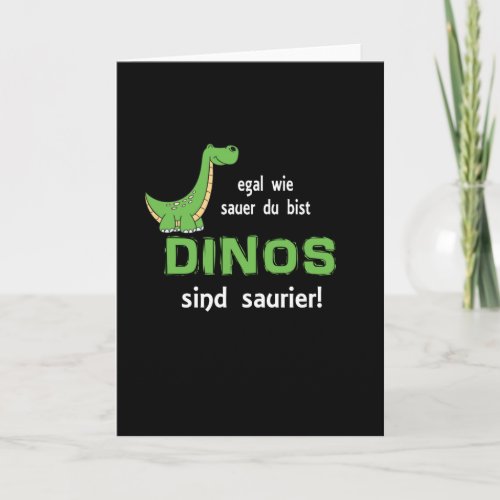 Dino Saurian Funny Saying With Dinosaurs Dinosaur Card
