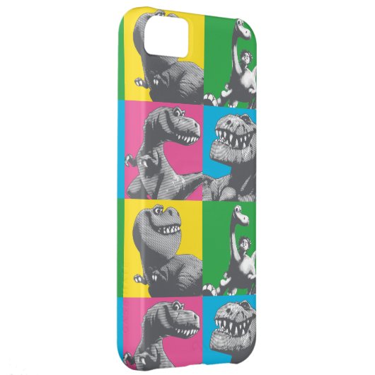 Dino Silhouette Four Square Case-Mate iPhone Case (Back/Right)