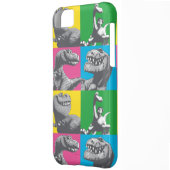 Dino Silhouette Four Square Case-Mate iPhone Case (Back Left)