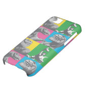 Dino Silhouette Four Square Case-Mate iPhone Case (Bottom)