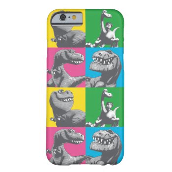 Dino Silhouette Four Square Barely There Iphone 6 Case by gooddinosaur at Zazzle