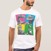 Dino Silhouette Four Square T-Shirt