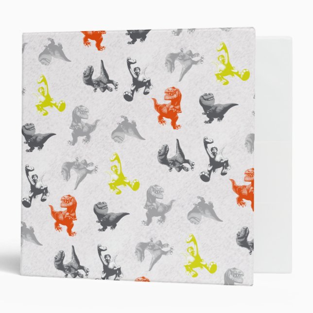Dino Silhouette Pattern Binder (Front/Inside)
