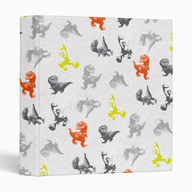 Dino Silhouette Pattern Binder (Front/Spine)