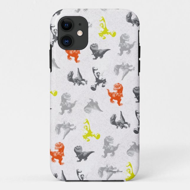 Dino Silhouette Pattern Case-Mate iPhone Case (Back)