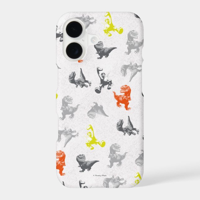 Dino Silhouette Pattern Iphone Case (Back)