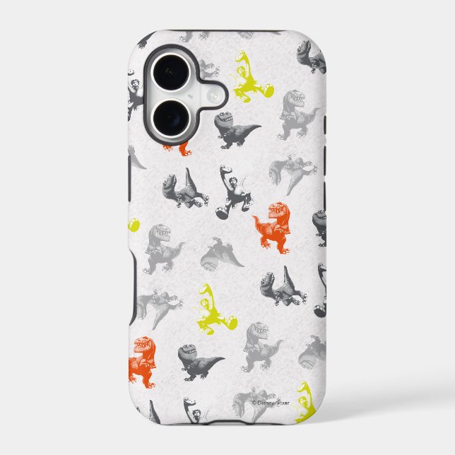 Dino Silhouette Pattern Iphone Case (Back)