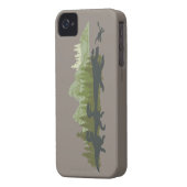 Dino Silhouettes Running Case-Mate iPhone Case (Back Left)