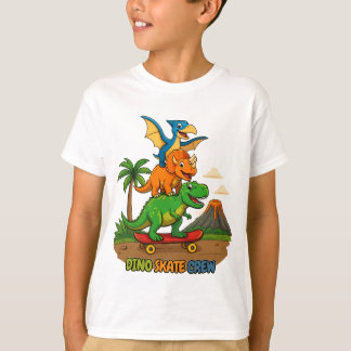 Dino Skate Crew – Prehistoric Sports Club T-Shirt