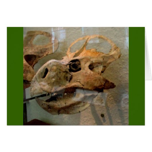 Dino Skull Oil Painting (Front Horizontal)