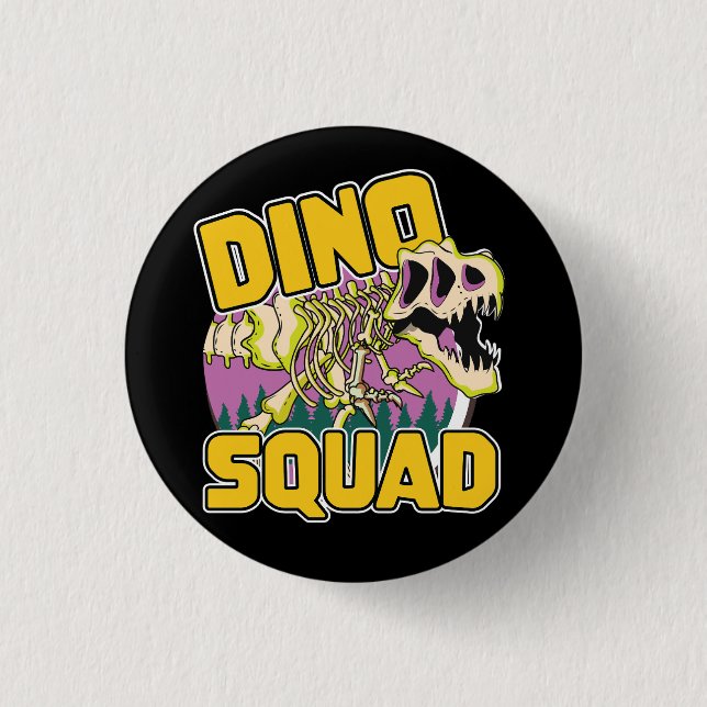Dino Squad logo Button (Front)