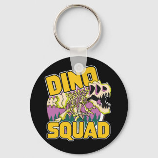 Dino Squad logo Keychain