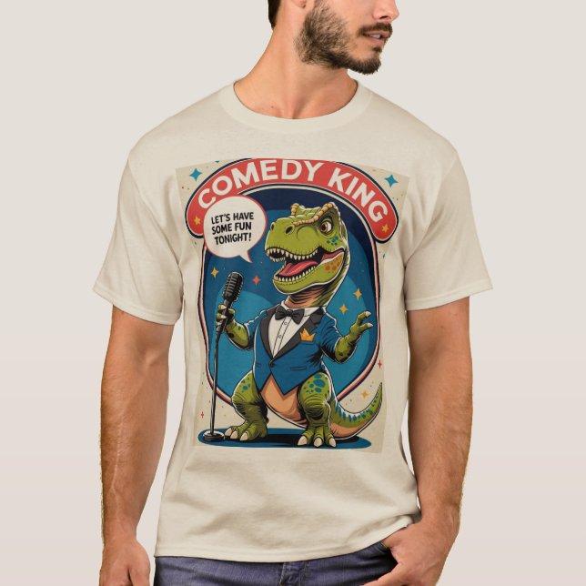 Dino Stand-Up Star T-Shirt (Front)
