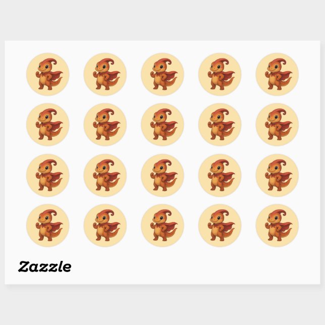 Dino Sticker Sheet – Kammli Hero Held Kollektion (Sheet)