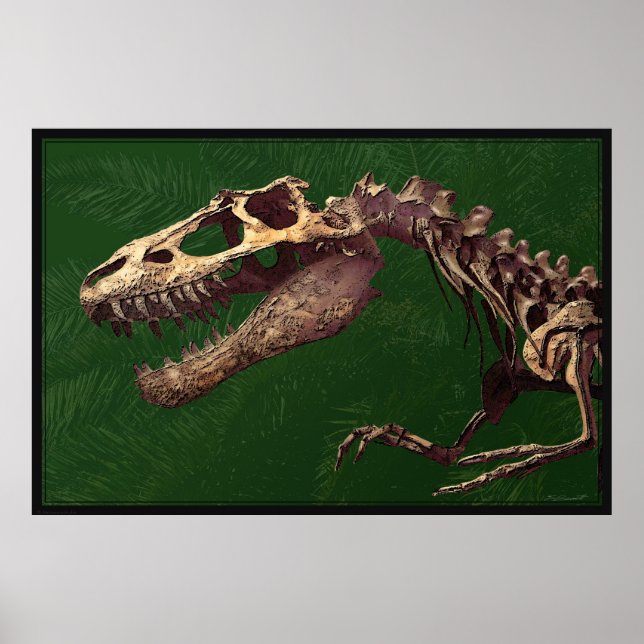 Dino T Rex Poster -60x40 -other sizes available (Front)