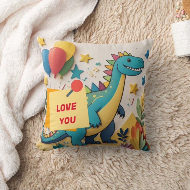 dino  throw pillow (Blanket)