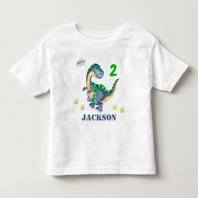 Dino tshirt Boy Dinosaur tshirt Dino t-shirt (Front)