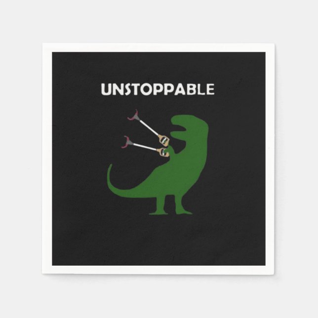 Dino Unstoppable Napkins (Front)