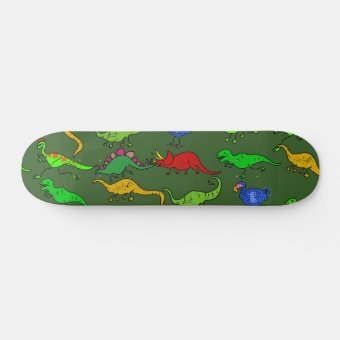 Dino Wallpaper Skateboard | Zazzle