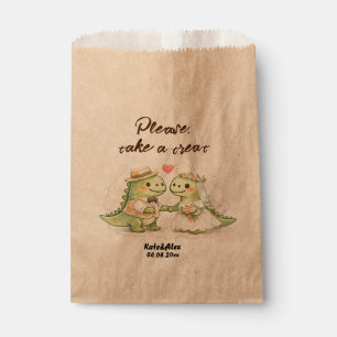 Dino Wedding Favor Bag