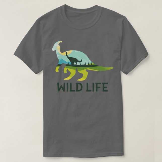 Dino Wildlife T-Shirt (Design Front)