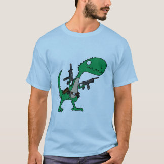 Dino with Guns T-Shirt