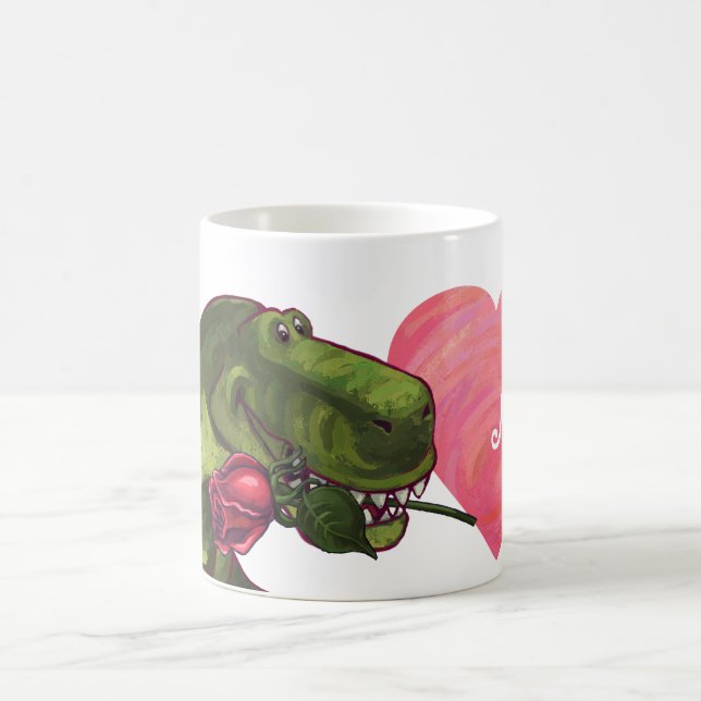 Dino with Rose Be Mine Mug (Center)