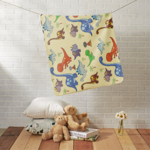 Dino World Baby Blanket