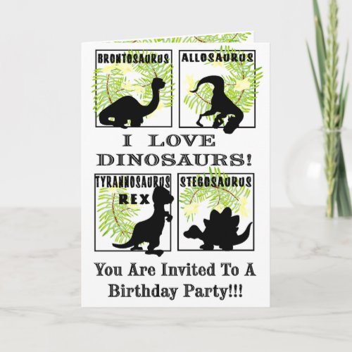 Dinobites Birthday Party Invitations Invitation