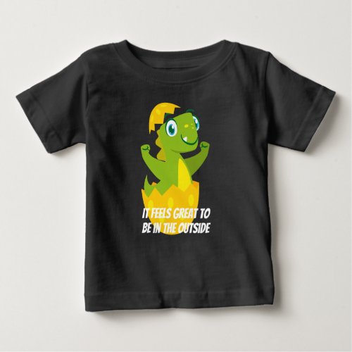 DinoChick Baby Fine Jersey T_Shirt