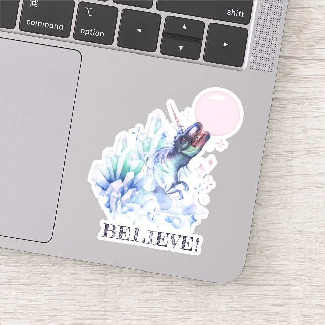 Dinocorn Bubblegum | Fantasy Believe Unisaur Sticker (Detail)