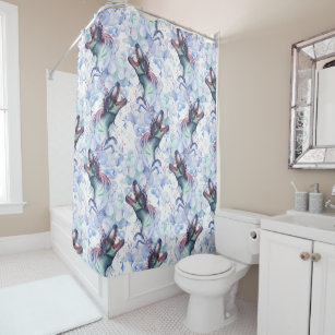 Magical Unicorn Dinosaur Shower Curtains Zazzle