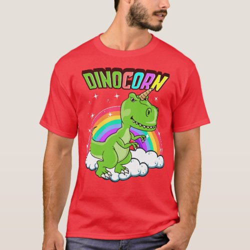 Dinocorn Cute Dinosaur Unicorn Unisaur T_Shirt