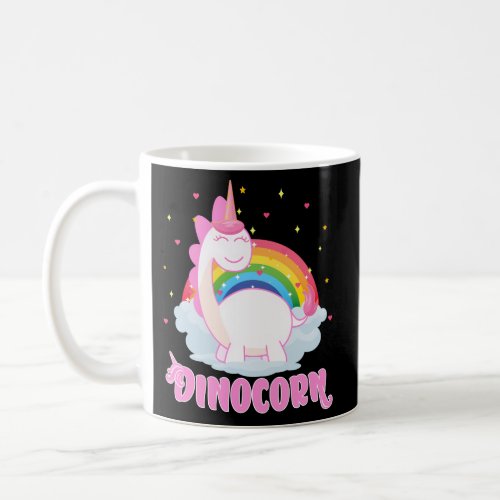 Dinocorn For Unicorn And Dinosaur Coffee Mug