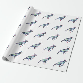 Dinocorn Party | Roaring Magical Dinosaur Unicorn Wrapping Paper
