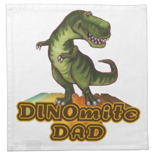 Dinomite Dad Cloth Napkin