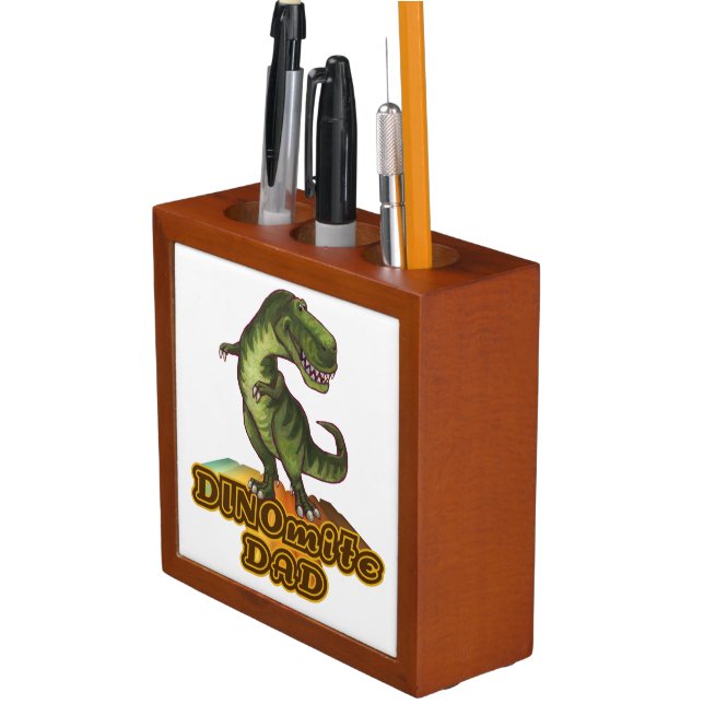Dinomite Dad Desk Organizer (In Situ)