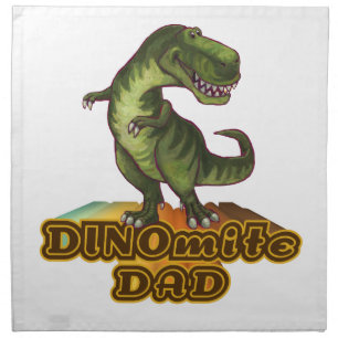 Dinomite Dad Napkin