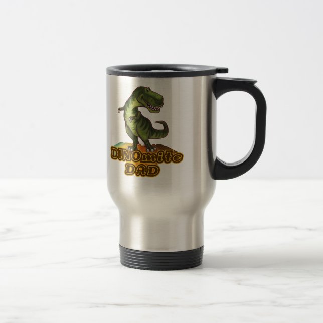 Dinomite Dad Travel Mug (Right)