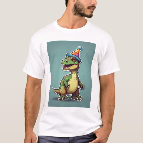 DinoParty Tees _ Playful Prehistoric Fashion Deliv