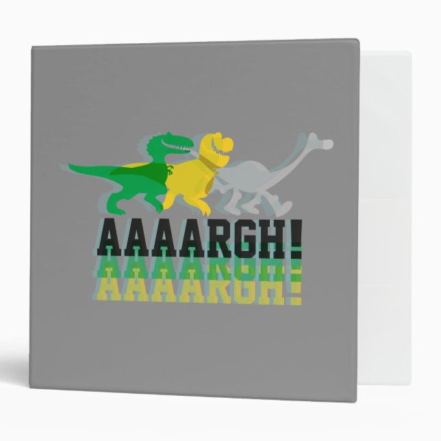 Dinos Say AAAARGH Binder (Front/Inside)