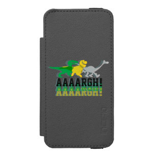 Dinos Say AAAARGH iPhone SE/5/5s Wallet Case