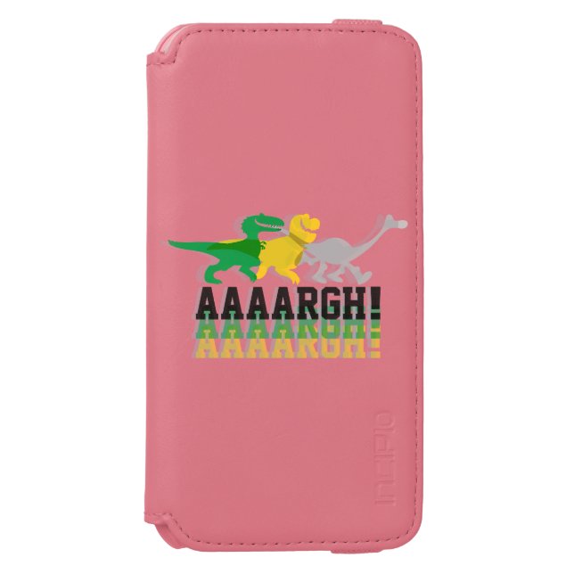Dinos Say AAAARGH Incipio iPhone Wallet Case (Folio Front)