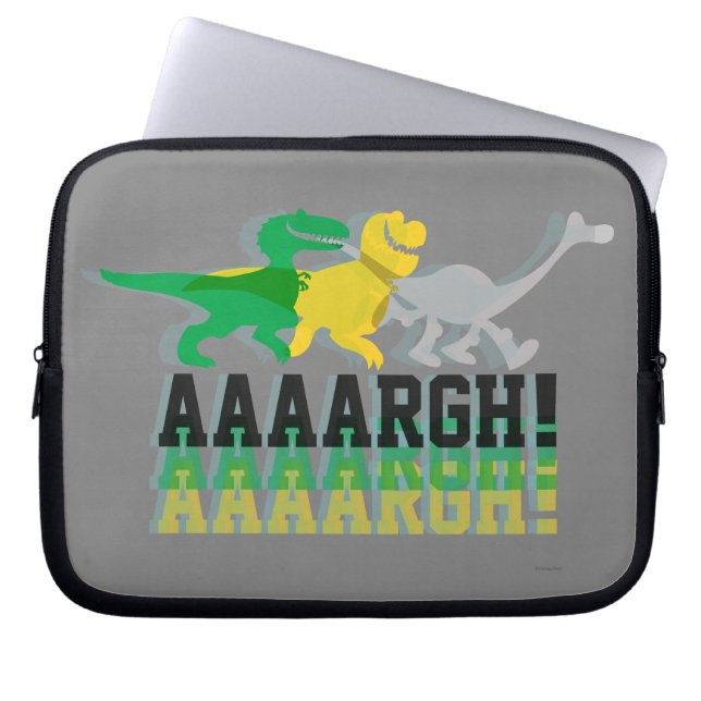 Dinos Say AAAARGH Laptop Sleeve (Front)