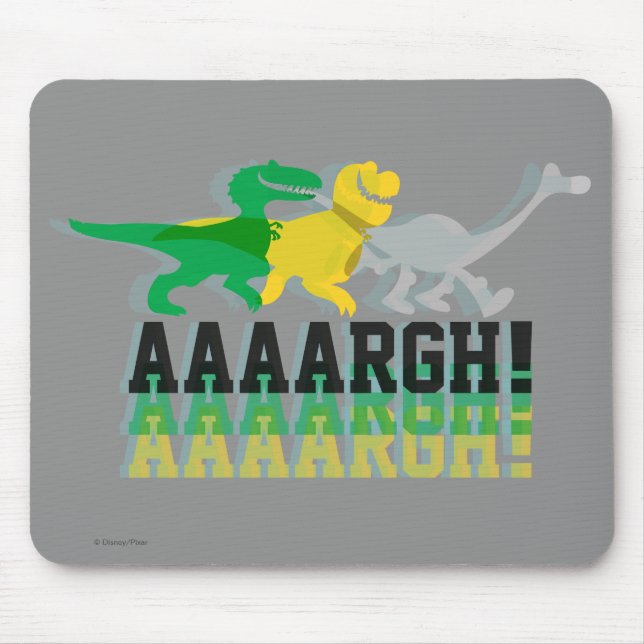 Dinos Say AAAARGH Mouse Pad (Front)