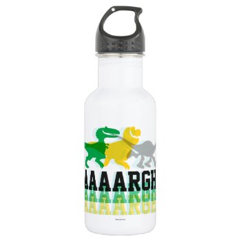 Dinos Say Aaaargh Stainless Steel Water Bottle by gooddinosaur at Zazzle
