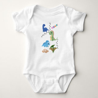 Dinos World Baby Bodysuit