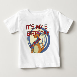 Dinosaur 5th Birthday Tshirts and Gifts