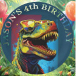 Dinosaur A Roaring Good Time Awaits Paper Plates